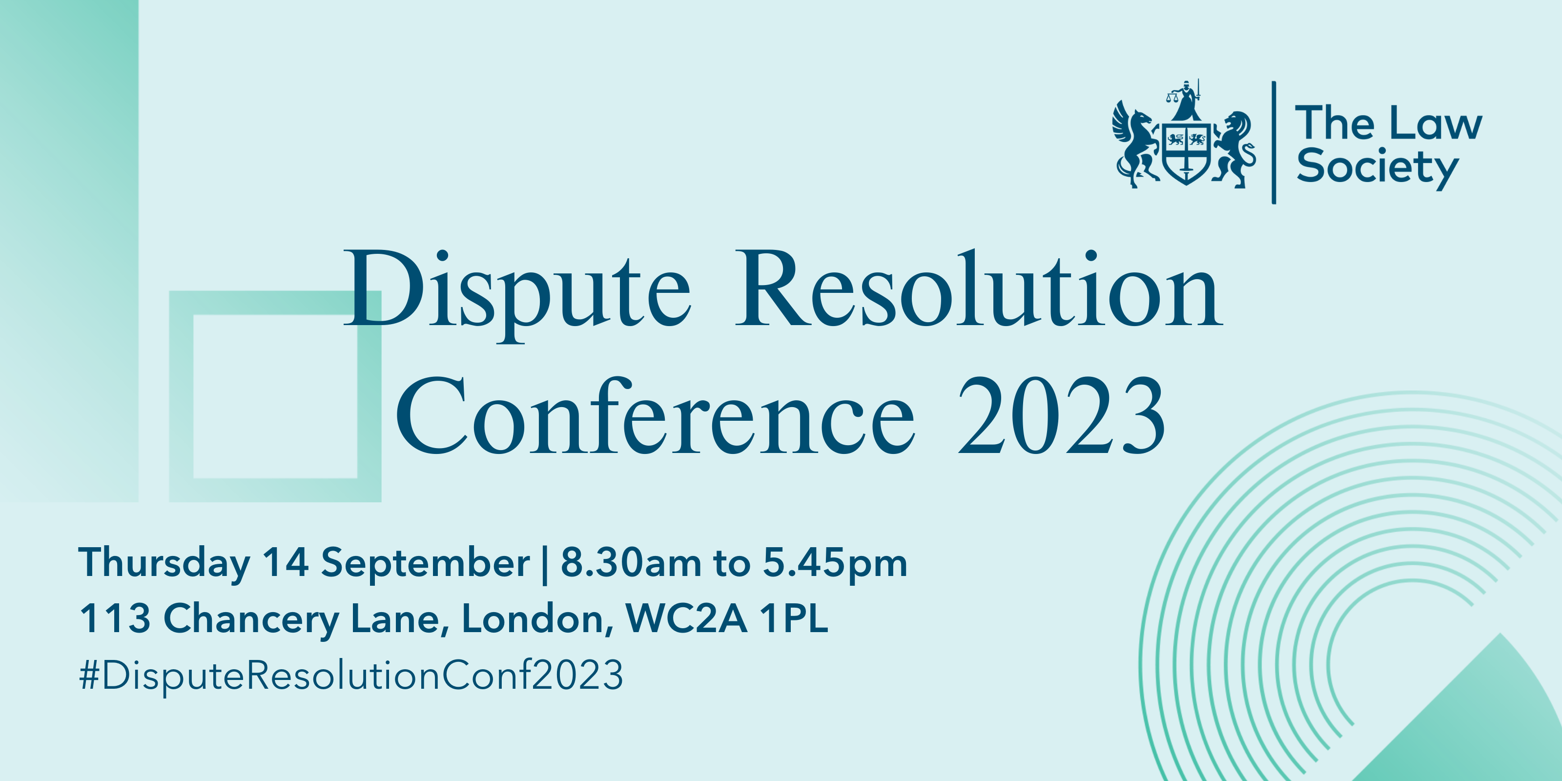Dispute Resolution  Conference 2023 - blue