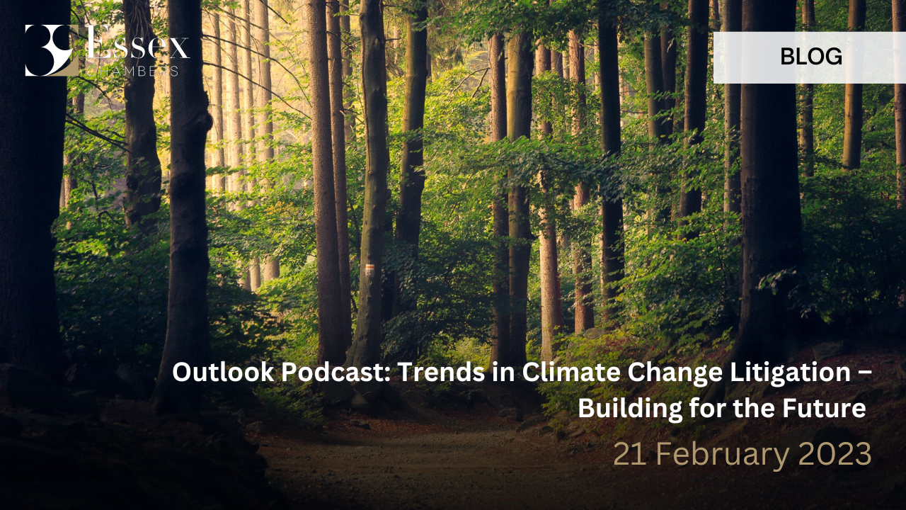 Outlook Podcast: Trends in Climate Change Litigation – Building for the ...