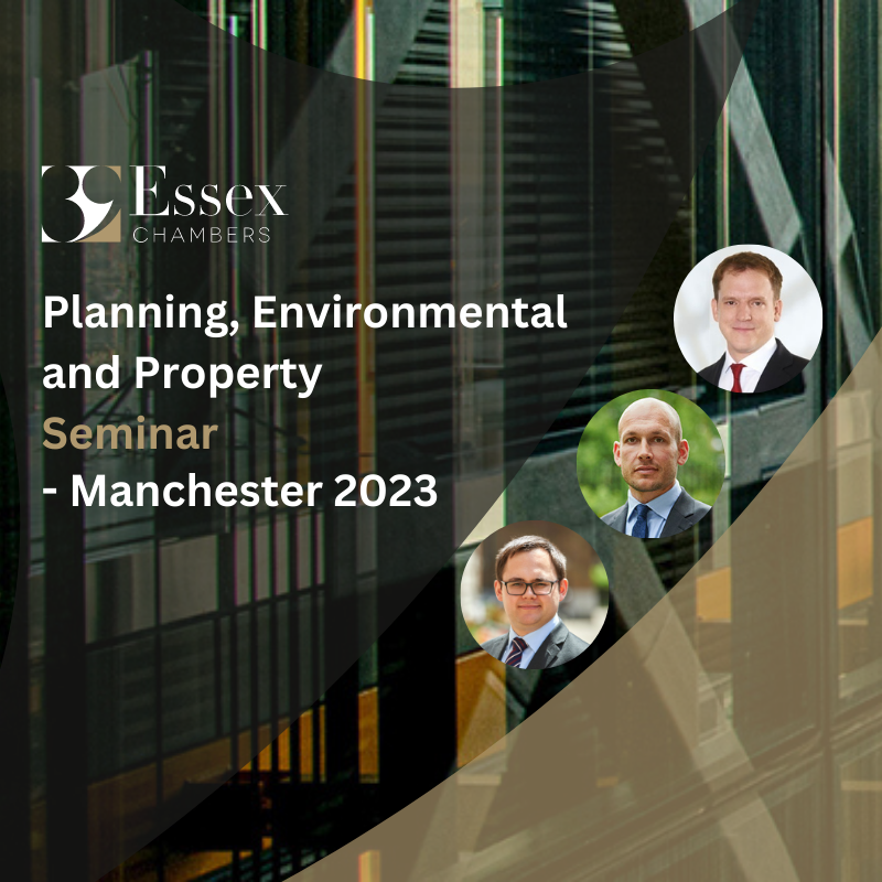 Planning, Environmental and Property Seminar – Manchester 2023 | 39 ...