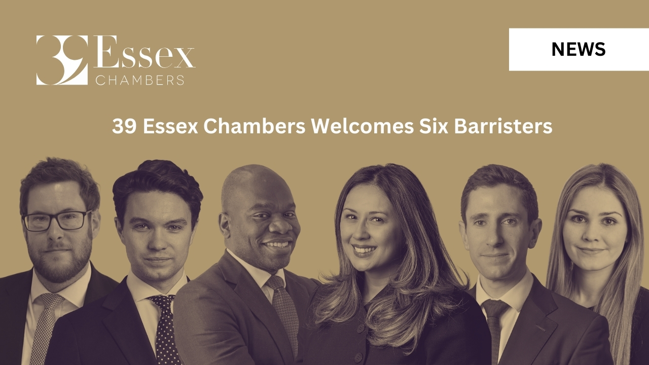 The six new joiners who have become members of 39 Essex Chambers in the summer of 2025